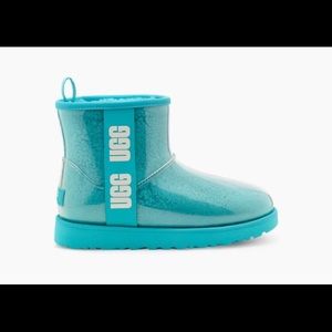 NWT Clear classic mini Uggs